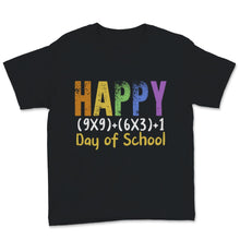 Load image into Gallery viewer, Math Formula Happy 100 Days Of School Shirt Virtual Teacher Distance
