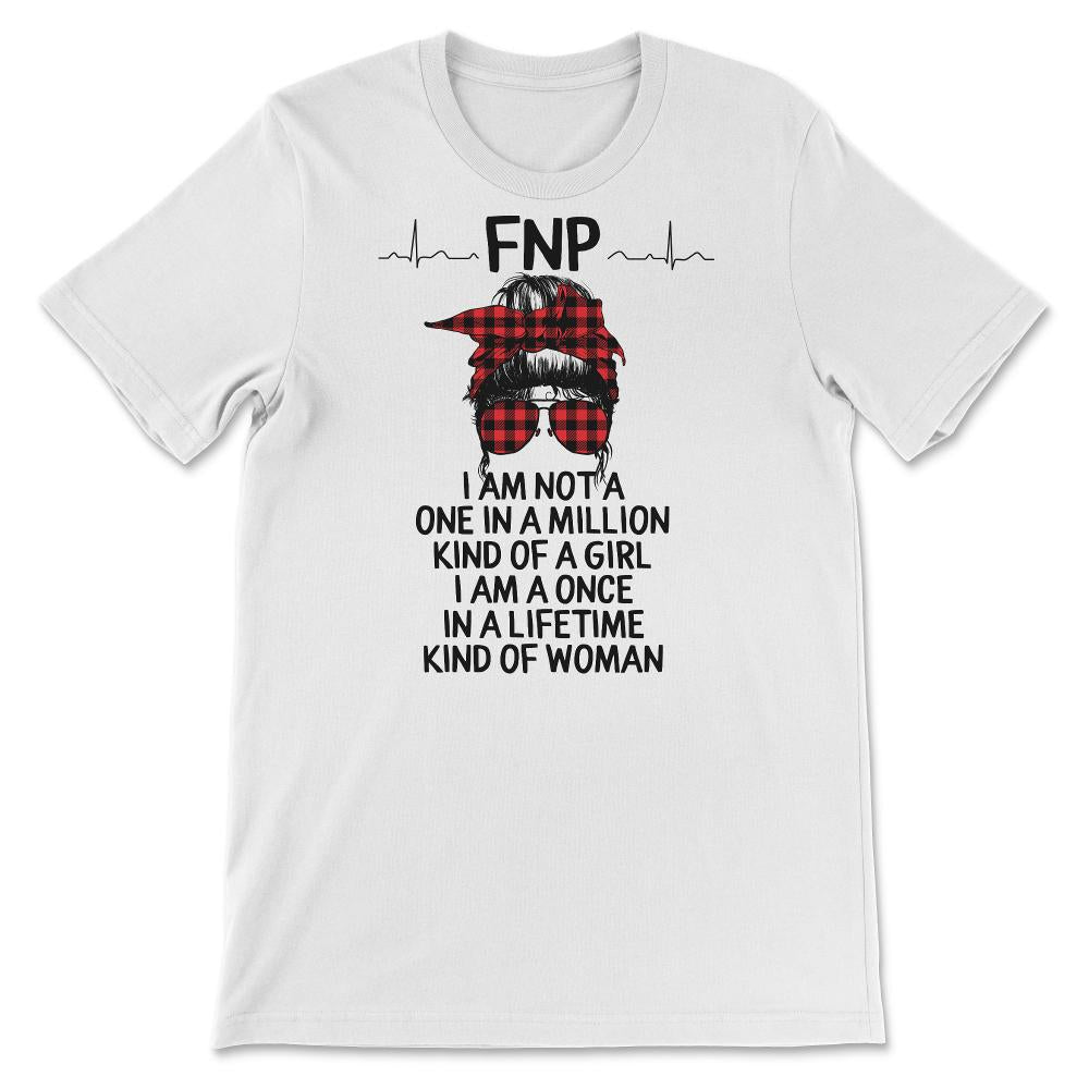 FNP Shirts for Women, Nurses Week, Nursing School Tee, Buffalo Plaid,