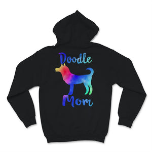 Womens Doodle Mom Shirt Cute Gift for Goldendoodle Dog Mom Fur Mama