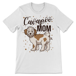 Cavapoo Mom Cute Dog Owner Pet Lover Graphic Funny Women Girls Gift