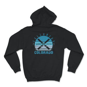 Telluride Colorado Shirt, Graphic Ski Equipment Tee, Snowboarding