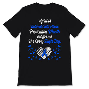April is National Child Abuse Prevention Month Awareness Blue Ribbon