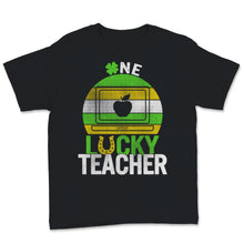 Load image into Gallery viewer, One Lucky Teacher Shirt St. Patrick&#39;s Day Gift Women Shamrock
