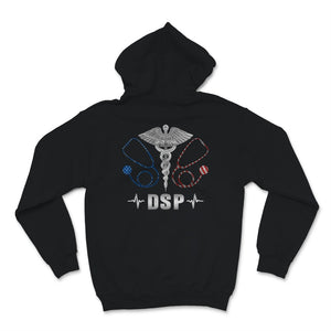 DSP Stethoscope Caduceus USA American Flag Nurse Direct Support