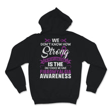 Load image into Gallery viewer, Fibromyalgia Awareness Being Strong Is The Only Choice Purple Ribbon
