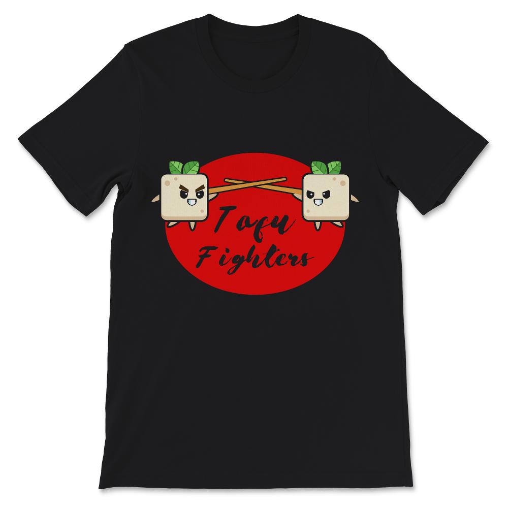 Vegan Shirt, Cute Tofu Fighters, Funny Tofu Lover, Martial arts,