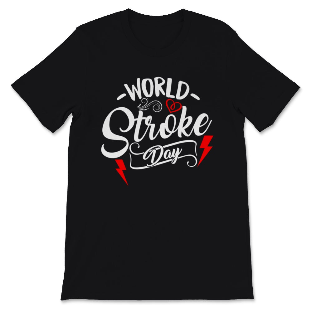 World Stroke Day Awareness Red Ribbon October 29th Celebration
