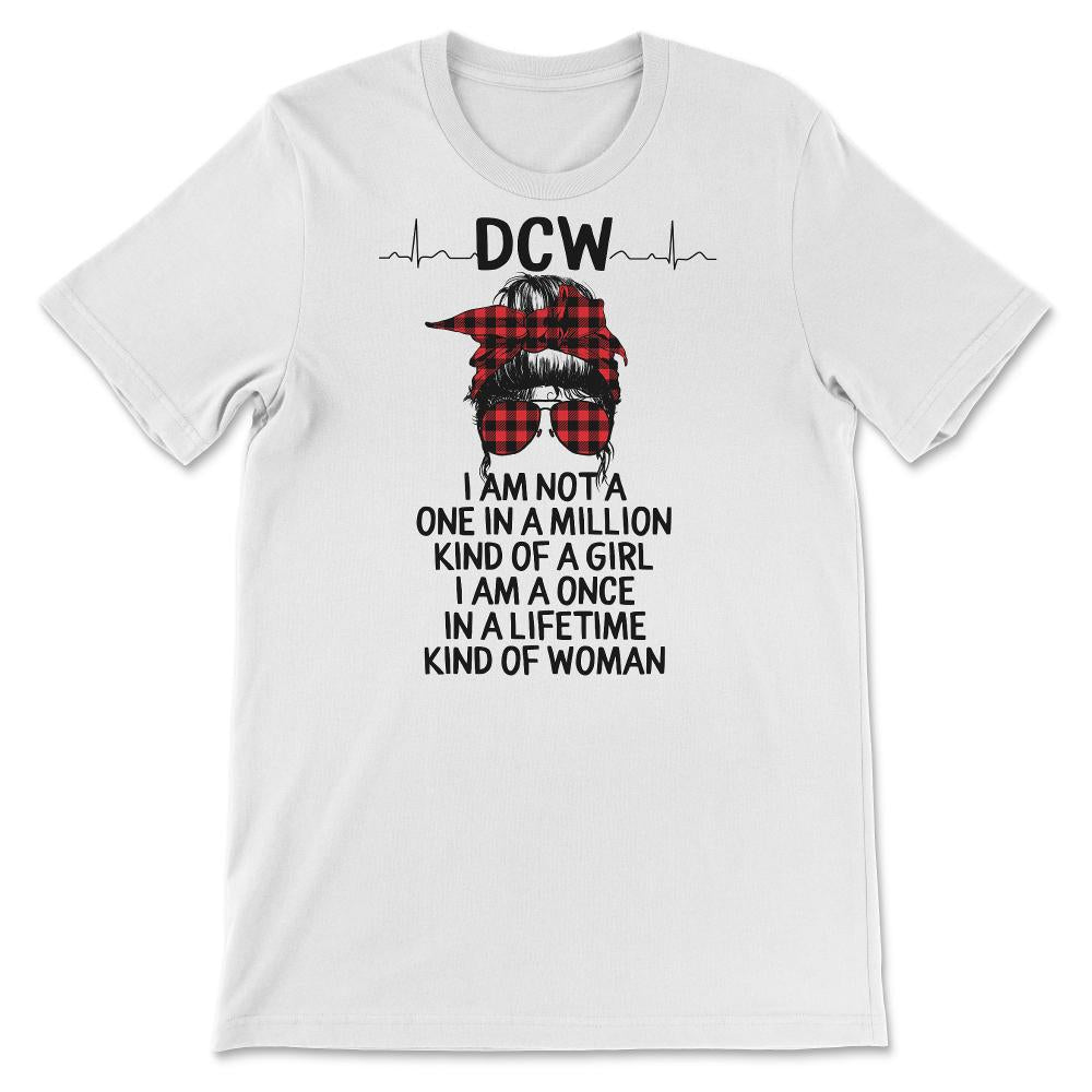 DCW Shirts for Women, Nurses Week, Nursing School Tee, Buffalo Plaid,