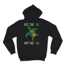 Load image into Gallery viewer, See Able Not Label Shirt Autism Awareness Gift Turtle Ribbon Puzzle

