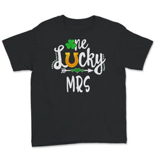 Load image into Gallery viewer, St Patricks Day Shirt, One Lucky Mrs, Mr and Mrs, Hubby and Wifey, st

