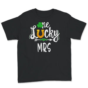 St Patricks Day Shirt, One Lucky Mrs, Mr and Mrs, Hubby and Wifey, st