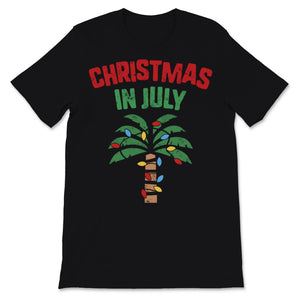 Christmas In July Beach Palm Xmas Tree Summer Celebration Vintage Gift