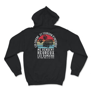 Pompier Tee Shirt Les Chiens Et Le Fourgon D'incendie Me Rendent