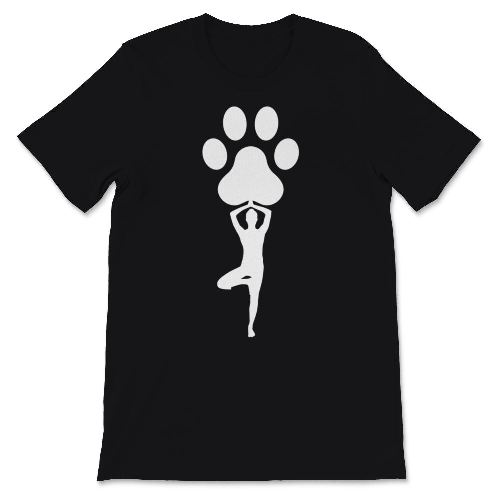 Yoga Dog Mom Shirt Namaste Love Dogs Hippie Fur Mama Pets Rescue Gift