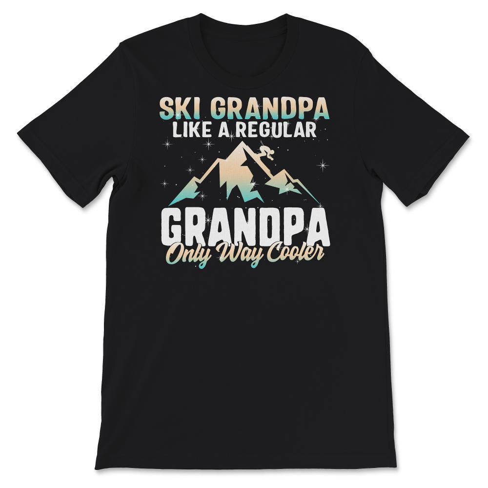 Ski Grandpa, Skiing Mountain Snow Shirt, Skiing Lover Gift, Skiing