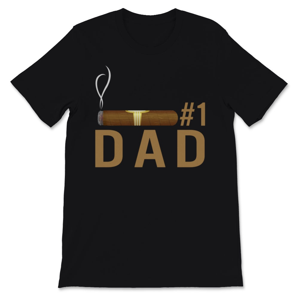 New #1 Dad Cigar Number One Father's Day Gift For Daddy Papa Grandpa