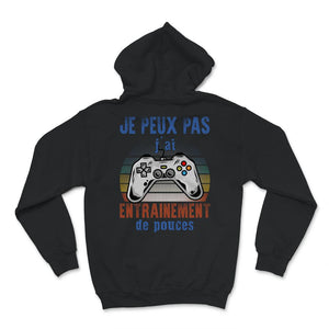 Tee Shirt Pour Hommes Garçon Gaming T-shirt Je Peux Pas J'ai