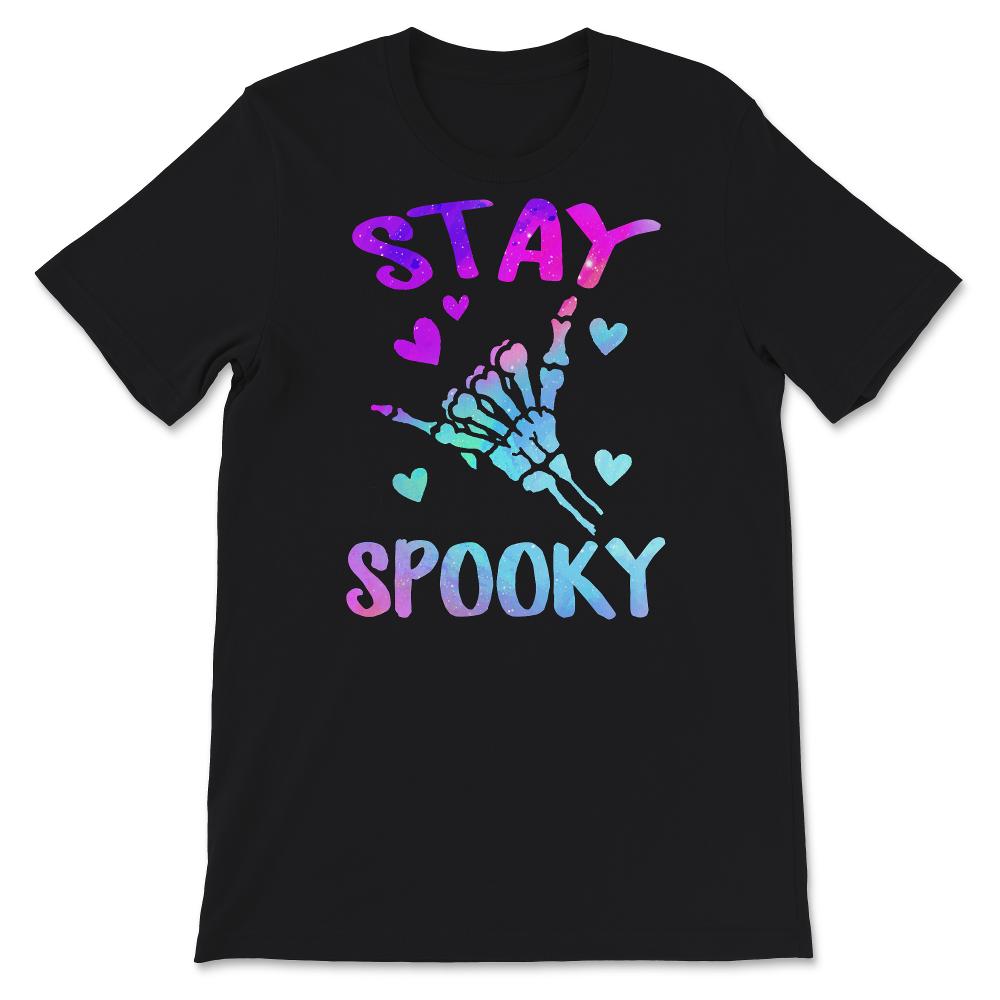 Stay Spooky Shaka Skull Hand Shirt, Halloween Skeleton Hand Shaka