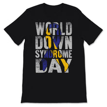 Load image into Gallery viewer, World Down Syndrome Day Awareness Ribbon Socks Down Right Perfect
