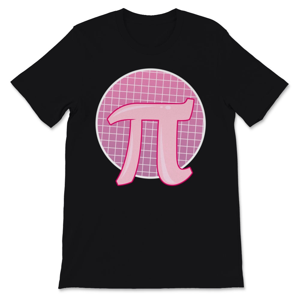 Pi Day Aesthetic Vaporwave Pink Mathematics Symbol Math Teacher