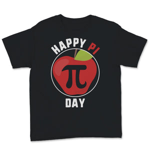 Happy Pi Day Math Teacher Red Apple Mathematics Symbol Student March
