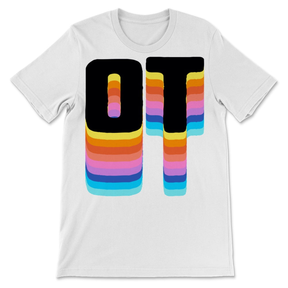 OT Month Cute Colorful Occupational Therapy Therapist Assistant Women