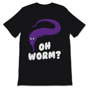 Oh Worm On A String Teen Gen Z Girls Purple Lover Meme Funny Gift For