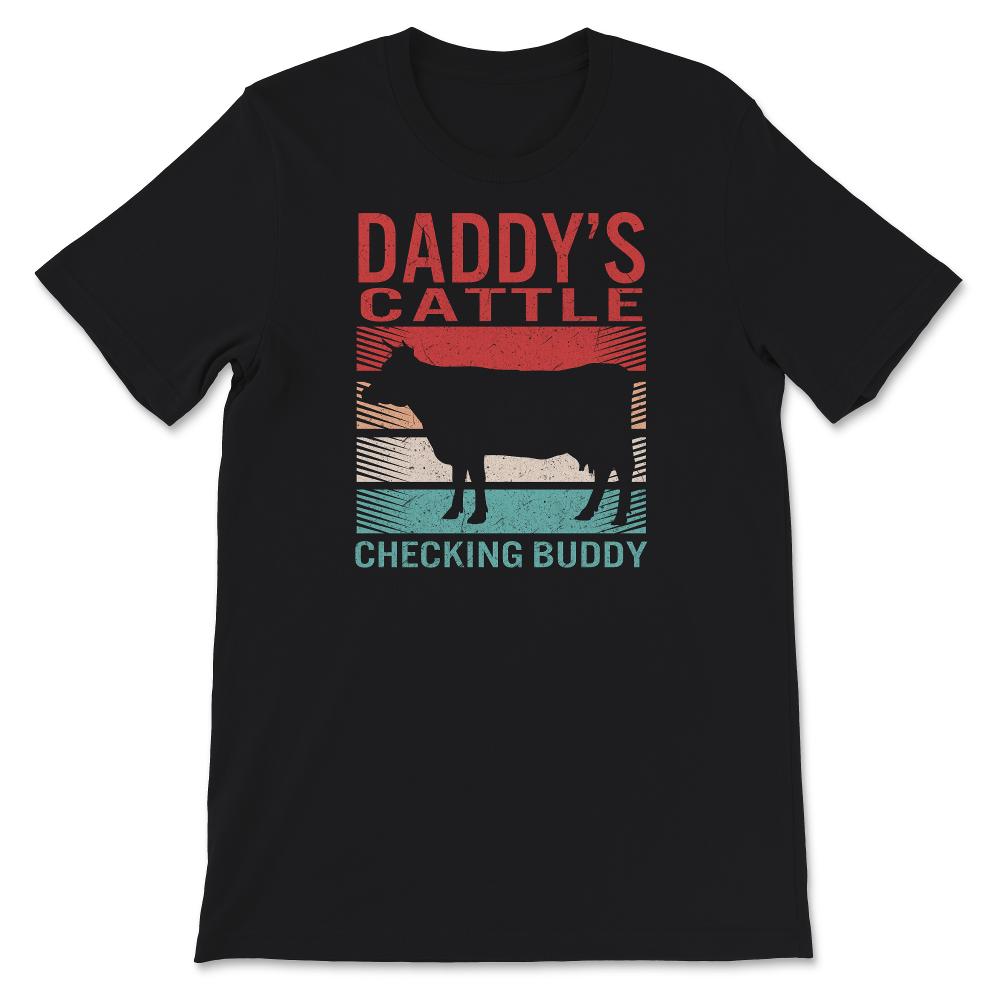 Daddy's cattle, checking buddy, Custom daddy tshirt, Kids Shirt, farm