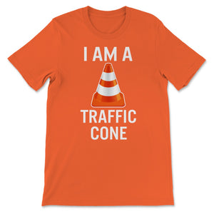 I Am A Traffic Cone Costume Easy Simple Halloween Costume Orange