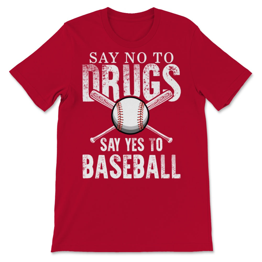 Red Ribbon Week Say No Drugs Say Yes to Baseball Player Prevention
