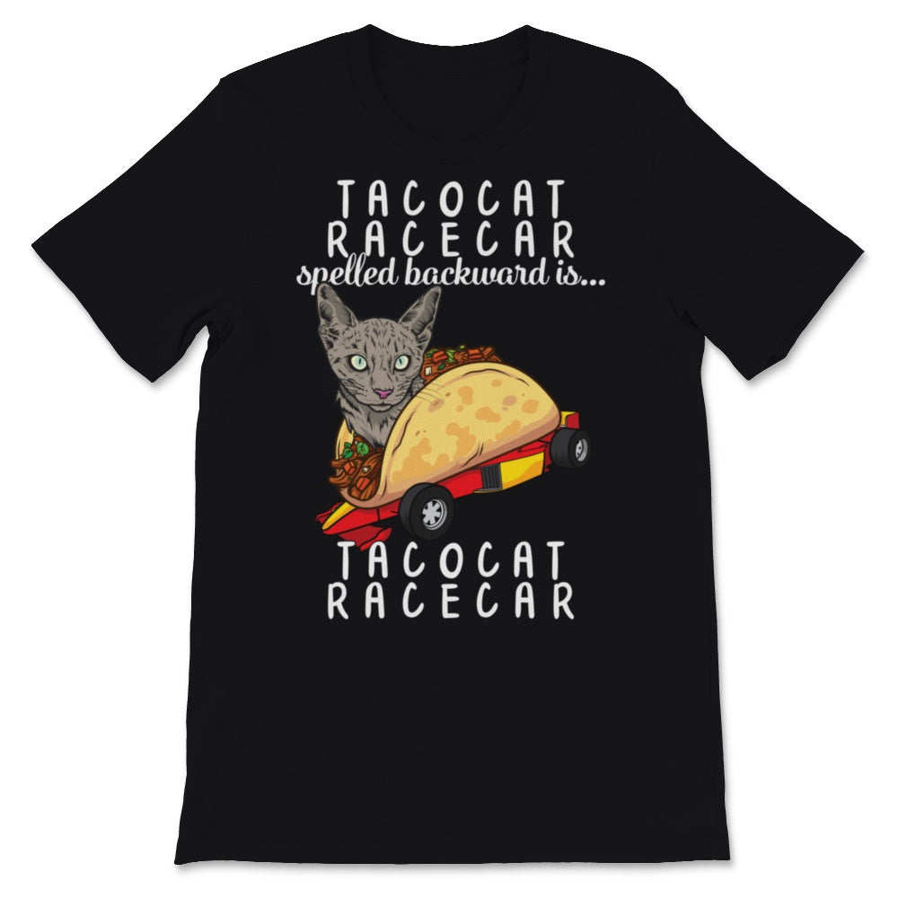 Tacocat Racecar Spelling Pit Crew Car Racing Tacos Lover Birthday