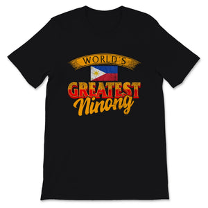 Funny Filipino Godfather Shirt, World's Greatest Ninong Shirt,