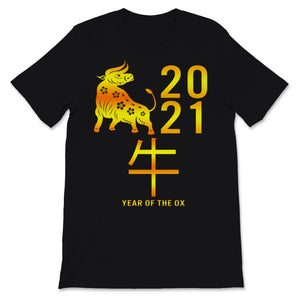 Happy New Year 2021 Year Of The Ox Chinese New Year Shirt Zodiac