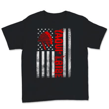 Load image into Gallery viewer, Yaqui Tribe Shirt, Native American Pride Gift, USA Flag, Indian
