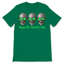 Load image into Gallery viewer, Happy St Patrick&#39;s Day Sugar Skulls Skeleton Death Green Shamrock
