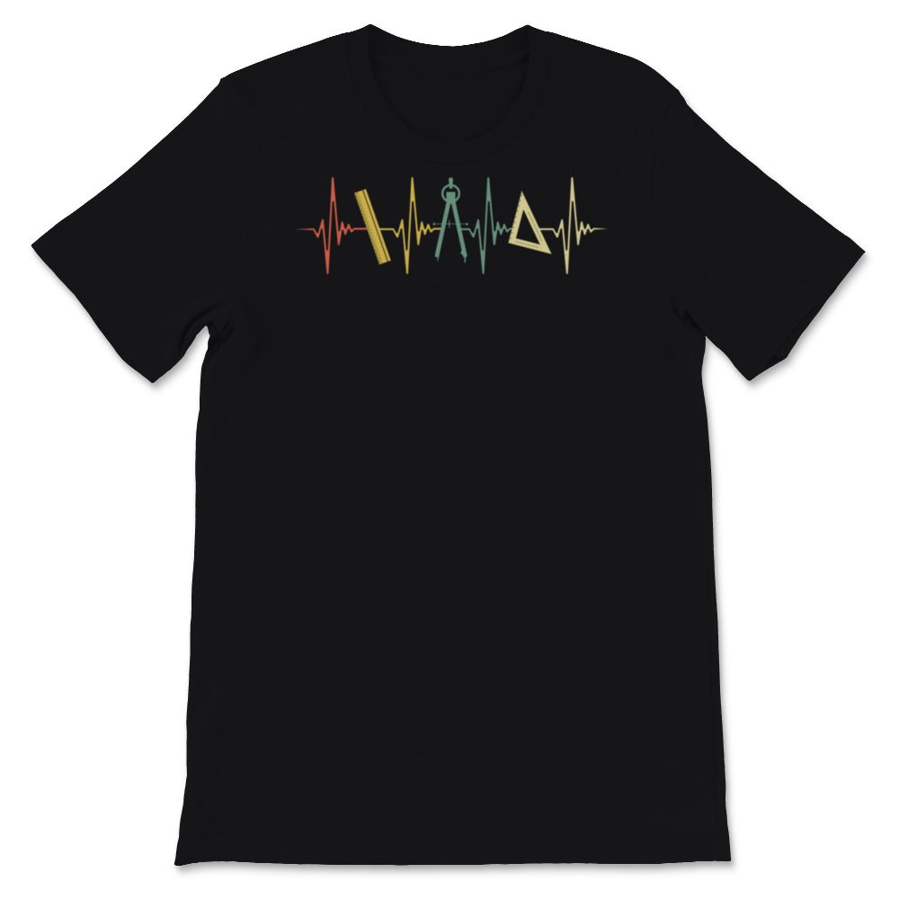 Architect Shirt, Graduation Gift For Men Women, Vintage Heartbeat,