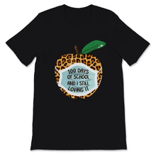 Load image into Gallery viewer, 100 Days Of School Shirt And I Still Loving It Mask Leopard Distance
