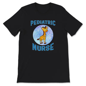 Pediatric Nurse Shirt, Cute Giraffe Lover, Gift For Women, PEDS Nurse