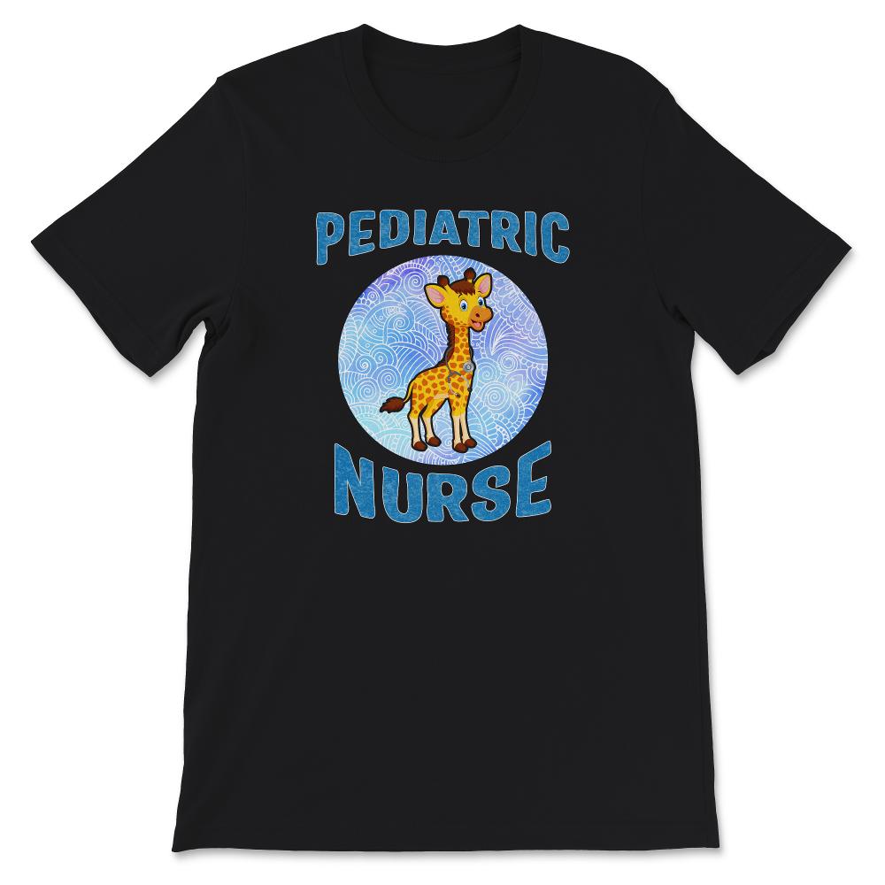 Pediatric Nurse Shirt, Cute Giraffe Lover, Gift For Women, PEDS Nurse