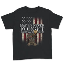 Load image into Gallery viewer, Veteran Shirt, May We Never Forget, Veteran Gift, Military Veteran
