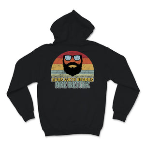 Dads with Beards are Better Vintage Distressed Sunset Father's Day