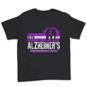 Alzheimer's  Awareness Shirt, End Alzheimer's Elephant, Dementia