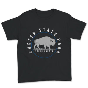 Custer State Park Shirt, Buffalo Roundup South Dakota Tee, Vintage