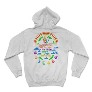 Pediatric Occupational Therapy Shirt, Providing Children OT Gift, - Hoodie - White