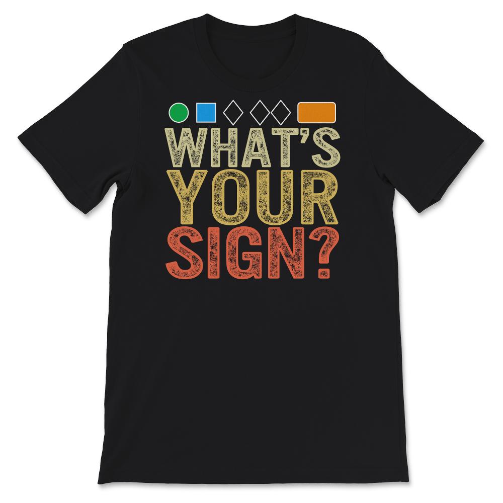 Ski Trail Signs Shirt, What's Your Sign, Skiing Lover Tee, Gift For