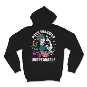 PCOS Warrior Unbreakable Strong Woman Polycystic ovary syndrome