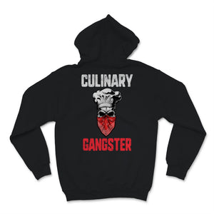 Funny Chef Shirt Culinary Gangster Kitchen Cooking Master Sugar Skull