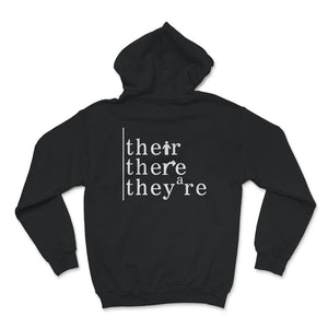 their there they're, english teacher shirt for women, english teacher
