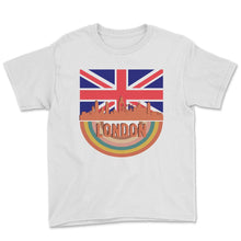 Load image into Gallery viewer, London Retro Vintage Shirt, London Flag Souvenir Gift, Vintage
