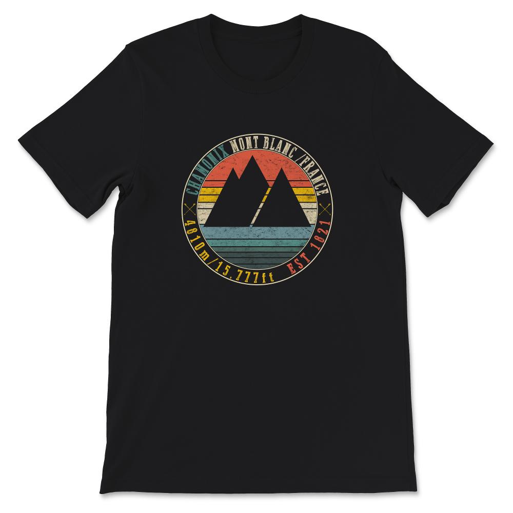 Chamonix Shirt, Mont Blanc France Tee, Chamonix Valley, Skier Gift,